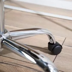 Furnitive Drehhocker Leek - Kunstleder / Metall - Weiß -Buromobel Verkaufe 1000231308 220328 030 DETAILS P000000001000231308