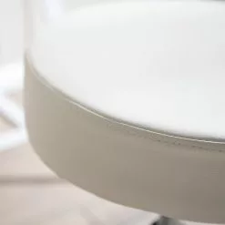 Furnitive Drehhocker Leek - Kunstleder / Metall - Weiß -Buromobel Verkaufe 1000231308 220328 032 DETAILS P000000001000231308