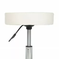 Furnitive Drehhocker Leek - Kunstleder / Metall - Weiß -Buromobel Verkaufe 1000231308 220406 030 DETAILS P000000001000231308