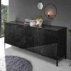 LC Spa Sideboard Mango - Marmor Schwarz Dekor - Breite: 207 cm -Buromobel Verkaufe 1000235373 201208 10460800060 MOOD DETAILS P000000001000235373 mood