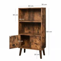 Red Living Bücherregal Surville - Eiche Rustikal Dekor -Buromobel Verkaufe 1000235724 210118 06433300196 SKETCH DETAILS P000000001000235724 sketch