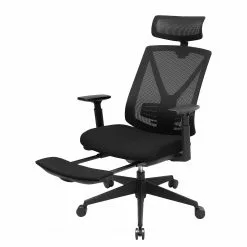 Loftscape Bürostuhl Galey - Webstoff / Stahl - Schwarz