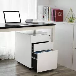 Loftscape Rollcontainer Le Ray - Stahl - Weiß / Schwarz -Buromobel Verkaufe 1000235768 210118 06465500345 MOOD DETAILS P000000001000235768 mood