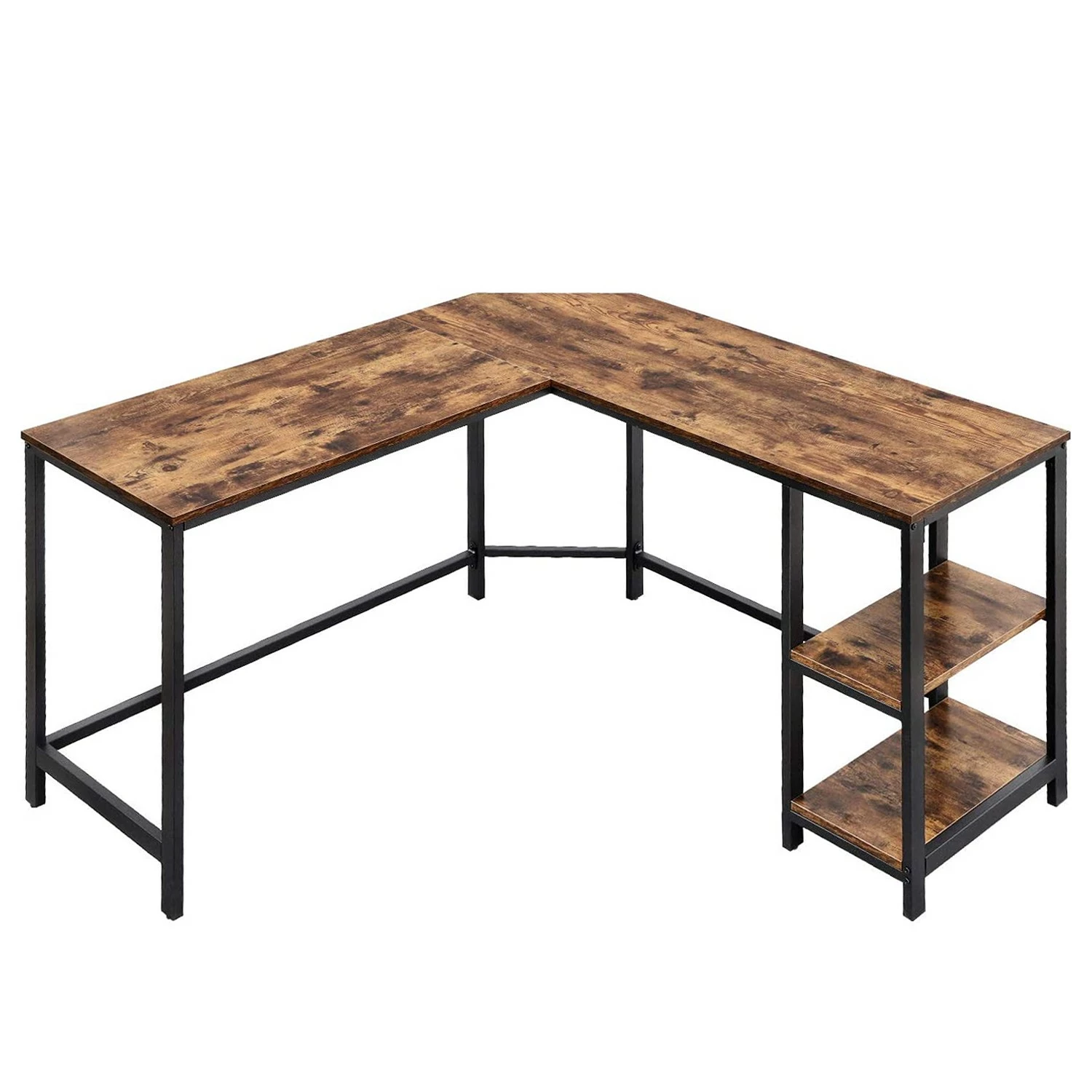 Red Living Eckschreibtisch Buxy II - Eiche Rustikal Dekor 3 Red Living Eckschreibtisch Buxy II - Eiche Rustikal Dekor