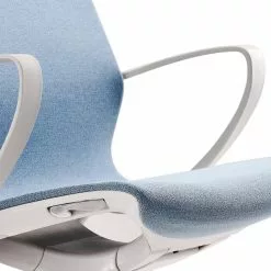 Mayer Sitzmöbel Bürodrehstuhl myMORRIS - Flachgewebe / Kunststoff - Hellblau / Weiß -Buromobel Verkaufe 1000236024 210223 08533300111 DETAILS P000000001000236024