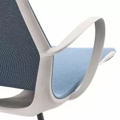 Mayer Sitzmöbel Bürodrehstuhl myMORRIS - Flachgewebe / Kunststoff - Hellblau / Weiß -Buromobel Verkaufe 1000236024 210223 08533400112 DETAILS P000000001000236024