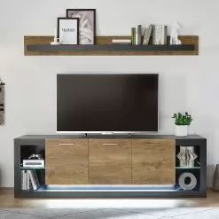 Red Living Lowboard Talence III - Kastanie Dekor / Grau -Buromobel Verkaufe 1000236849 201218 06042100042 MOOD DETAILS P000000001000236849 mood