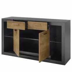 Red Living Sideboard Talence II - Kastanie Dekor / Grau -Buromobel Verkaufe 1000236850 201218 06044200052 DETAILS P000000001000236850