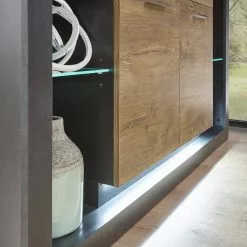 Red Living Sideboard Talence II - Kastanie Dekor / Grau -Buromobel Verkaufe 1000236850 201218 06044600054 DETAILS P000000001000236850