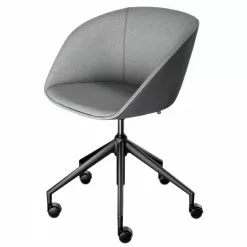 Sedus Bürostuhl cosy home - Webstoff / Stahl - Grau