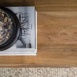 Ars Natura Sideboard Roody - Inkl. Beleuchtung - Akazie massiv / Metall - Akazie / Schwarz -Buromobel Verkaufe 1000238181 220420 075 DETAILS P000000001000238181