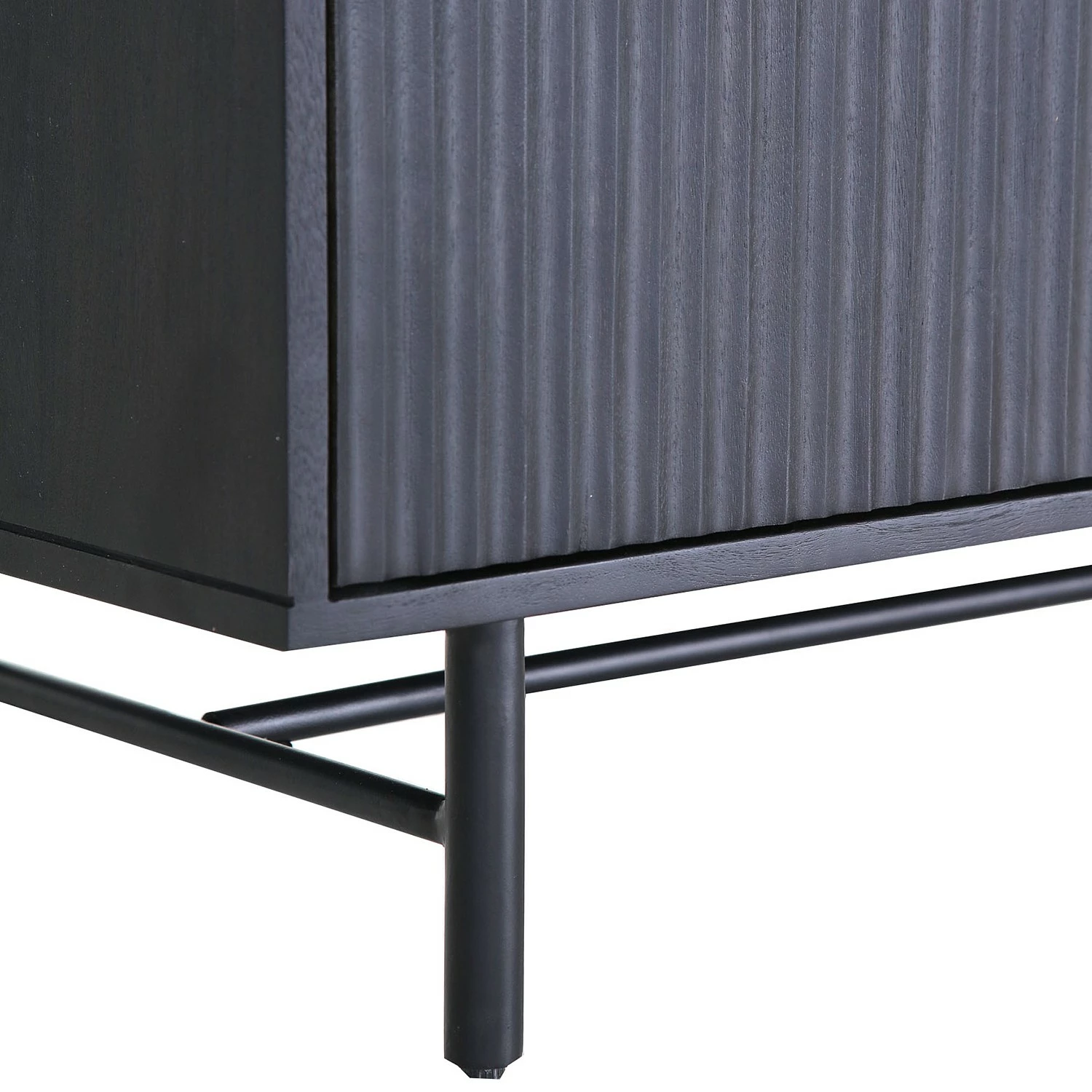 Red Living Sideboard Soyons - Akazie massiv / Metall - Schwarz / Gold 7 Red Living Sideboard Soyons - Akazie massiv / Metall - Schwarz / Gold – Bild 5