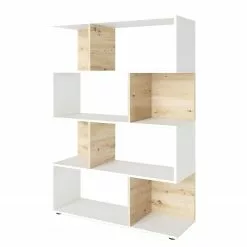 Loftscape Regal Gibel - Eiche Artisan Dekor / Weiß - Höhe: 146 cm