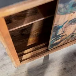 Naturoo Sideboard Valbelle - Mango massiv - Mango / Grau -Buromobel Verkaufe 1000240805 210113 13371600041 DETAILS P000000001000240805