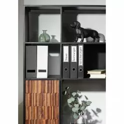 Red Living Regal Sanvic - Sheesham / Akazie massiv - Sheesham / Anthrazit -Buromobel Verkaufe 1000240822 210812 13315600016 DETAILS P000000001000240822