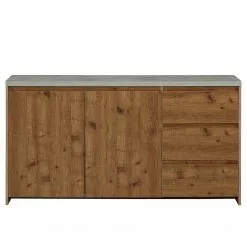 Red Living Sideboard Routot - Braun / Beton Dekor 9 Red Living Sideboard Routot - Braun / Beton Dekor -Buromobel Verkaufe 1000241500 210113 13504500046 DETAILS P000000001000241500