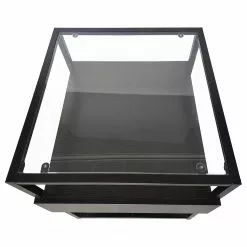 Loftscape Beistelltisch Dorsey - Glas / Metall - Schwarz / Bambus Schwarz -Buromobel Verkaufe 1000241537 220420 045 DETAILS P000000001000241537