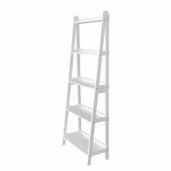 Mørteens Regal Kolding - Bambus massiv - Weiß