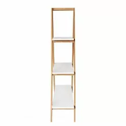 Mørteens Regal Tondern - Bambus teilmassiv - Weiß / Bambus -Buromobel Verkaufe 1000241543 211223 123718000115 DETAILS P000000001000241543