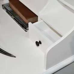 Velvet Studio Sekretär Chambly - Weiß / Schwarz -Buromobel Verkaufe 1000241548 210121 14212200025 DETAILS P000000001000241548