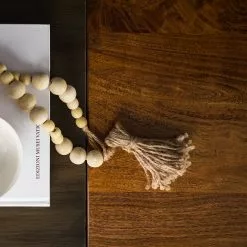 Wolf-Möbel Sideboard Bazac - Inkl. Beleuchtung - Akazie massiv - Akazie / Dunkelgrau -Buromobel Verkaufe 1000243213 220311 031 DETAILS P000000001000243213