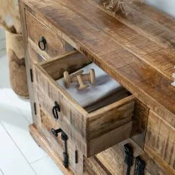 Wolf-Möbel Sideboard Senille - Mango massiv -Buromobel Verkaufe 1000243214 220311 031 DETAILS P000000001000243214