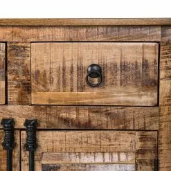 Wolf-Möbel Sideboard Senille - Mango massiv -Buromobel Verkaufe 1000243214 220314 043 DETAILS P000000001000243214