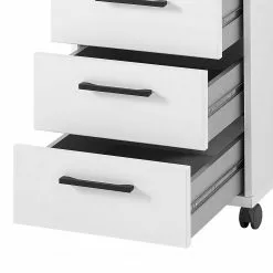 Furnitive Rollcontainer Lemuy - Weiß / Anthrazit -Buromobel Verkaufe 1000245002 210504 06310900100 DETAILS P000000001000245002