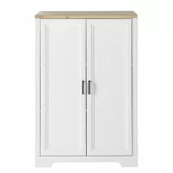 Ridgevalley Büroschrank Jasmund II - Pinie Weiß Dekor / Eiche Artisan Dekor