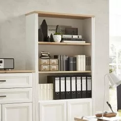 Ridgevalley Büroregal Jasmund I - Pinie Weiß Dekor -Buromobel Verkaufe 1000245007 210504 06312100137 DETAILS P000000001000245007