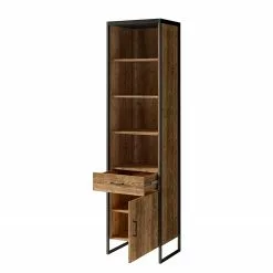 Red Living Regal Turriers I - Fichte Dekor / Matt Schwarz -Buromobel Verkaufe 1000245428 210217 13064500112 DETAILS P000000001000245428