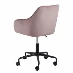 Jack & Alice Bürostuhl Magrin - Samt / Eisen - Altrosa -Buromobel Verkaufe 1000246590 210209 12132300289 DETAILS P000000001000246590