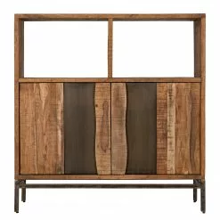 Ars manufacti Büroschrank Domme - Akazie massiv / Eisen - Akazie / Anthrazit -Buromobel Verkaufe 1000246786 220318 030 DETAILS P000000001000246786