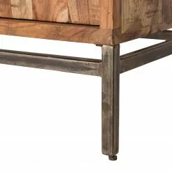 Ars manufacti Büroschrank Domme - Akazie massiv / Eisen - Akazie / Anthrazit -Buromobel Verkaufe 1000246786 220318 034 DETAILS P000000001000246786