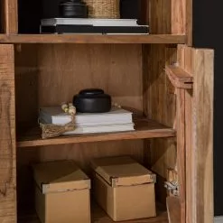 Ars manufacti Büroschrank Domme - Akazie massiv / Eisen - Akazie / Anthrazit -Buromobel Verkaufe 1000246786 220705 023 MOOD DETAILS P000000001000246786 mood