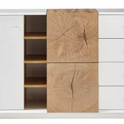 Loftscape Sideboard Crecora II - Weiß / Eiche Dekor -Buromobel Verkaufe 1000246791 210727 12504700010 DETAILS P000000001000246791