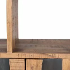 Ars manufacti Büroregal Domme - Akazie massiv / Eisen - Akazie / Anthrazit -Buromobel Verkaufe 1000246832 220406 034 DETAILS P000000001000246832