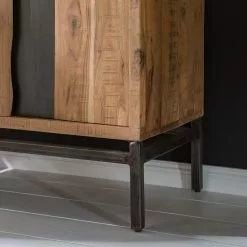 Ars manufacti Büroregal Domme - Akazie massiv / Eisen - Akazie / Anthrazit -Buromobel Verkaufe 1000246832 220705 023 MOOD DETAILS P000000001000246832 mood