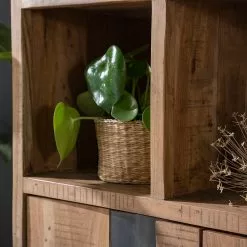 Ars manufacti Büroregal Domme - Akazie massiv / Eisen - Akazie / Anthrazit -Buromobel Verkaufe 1000246832 220705 025 MOOD DETAILS P000000001000246832 mood