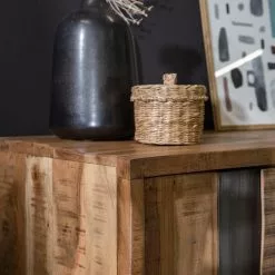 Ars manufacti Büroregal Domme II - Akazie massiv / Eisen - Akazie / Anthrazit -Buromobel Verkaufe 1000246834 220705 021 MOOD DETAILS P000000001000246834 mood