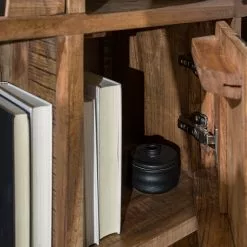 Ars manufacti Büroregal Domme II - Akazie massiv / Eisen - Akazie / Anthrazit -Buromobel Verkaufe 1000246834 220705 025 MOOD DETAILS P000000001000246834 mood