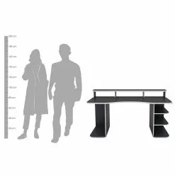 Furnitive Schreibtisch Crosswoods - Schwarz / Rot -Buromobel Verkaufe 1000248347 210217 09443900030 SKETCH DETAILS P000000001000248347 sketch