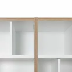 Temahome Regal Group 108 - Wabenplatte - Weiß / Hellbraun -Buromobel Verkaufe 1000252085 210302 16071100043 DETAILS P000000001000252085