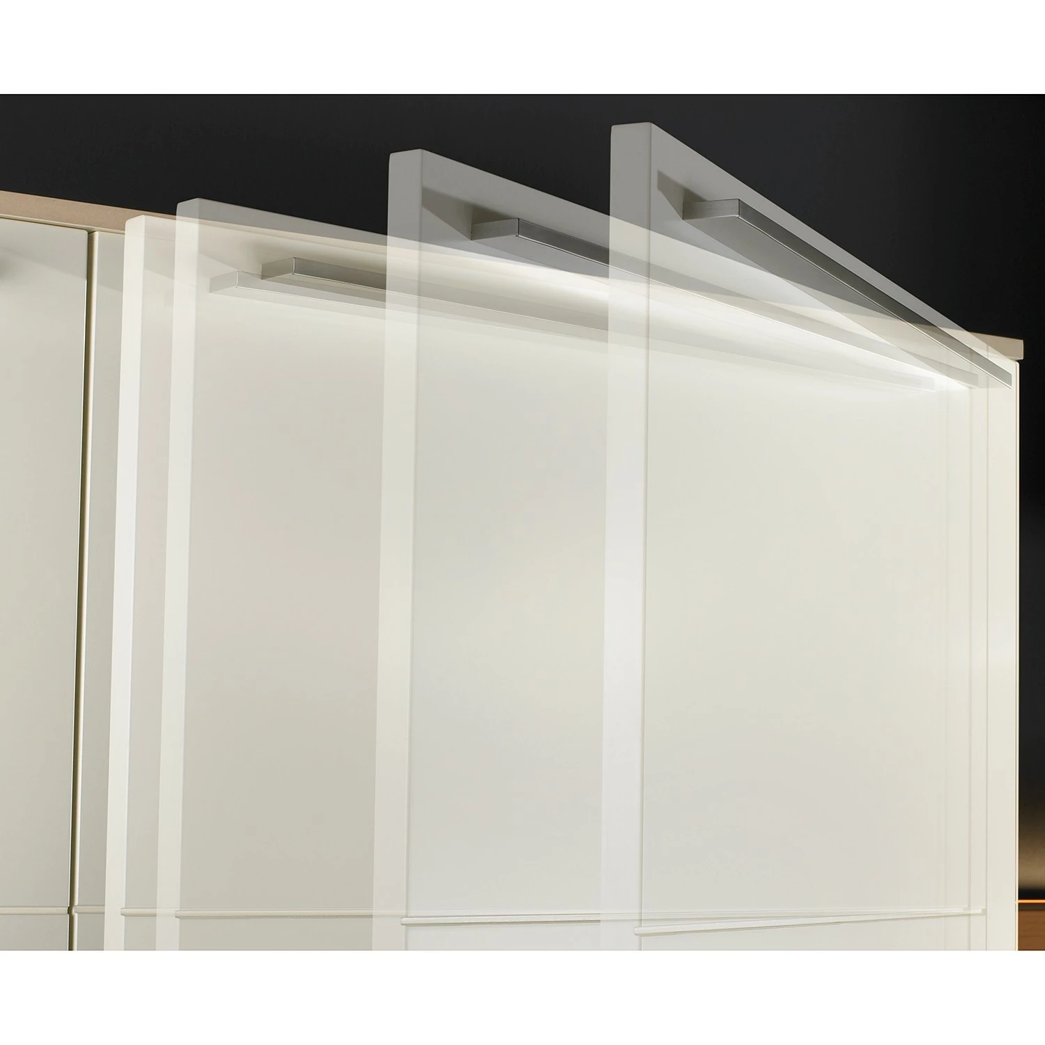 GWINNER Sideboard Bellano IV - Echtholzfurnier - Matt Fango / Balkeneiche - Mit Beleuchtung 6 GWINNER Sideboard Bellano IV - Echtholzfurnier - Matt Fango / Balkeneiche - Mit Beleuchtung – Bild 4