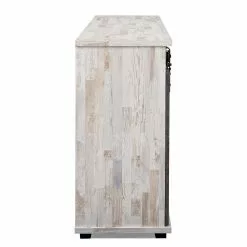 Maison Belfort Sideboard Janze I - Kiefer Weiß Dekor / Vintage Braun -Buromobel Verkaufe 1000254985 210322 08500800019 DETAILS P000000001000254985