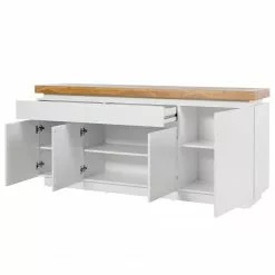 Fredriks Sideboard Namona II - Inkl. Beleuchtung - Eiche Dekor / Weiß -Buromobel Verkaufe 1000255074 220803 040 DETAILS P000000001000255074 1