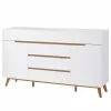 Mørteens Sideboard Tenabo III - Eiche teilmassiv - Weiß / Eiche 1 Mørteens Sideboard Tenabo III - Eiche teilmassiv - Weiß / Eiche -Buromobel Verkaufe 1000255159 211012 16215400032 IMAGE P000000001000255159