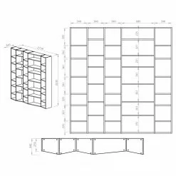 Temahome Regal Maze III - Sandgrau -Buromobel Verkaufe 1000255246 210324 15033400227 SKETCH DETAILS P000000001000255246 sketch