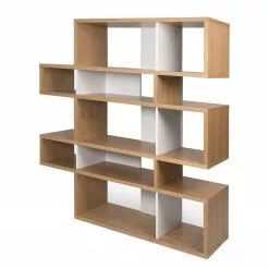 Temahome Regal London II - Eiche / Weiß