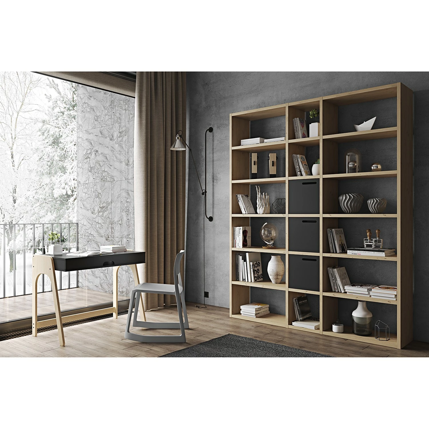 Temahome Regal Pombal I - Eiche 4 Temahome Regal Pombal I - Eiche – Bild 2